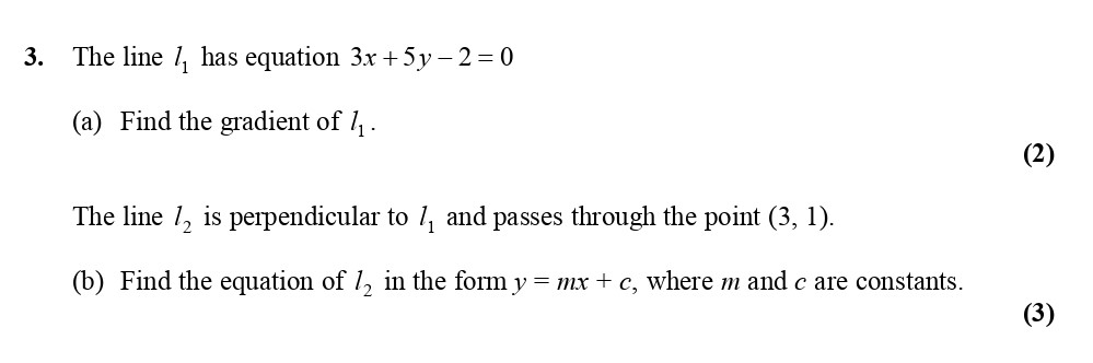 The-line-$l_1$-has-equation-$3x-+-5y---2-=-0$-Edexcel-A-Level Maths Pure-Question 5-2010-Paper 2.png